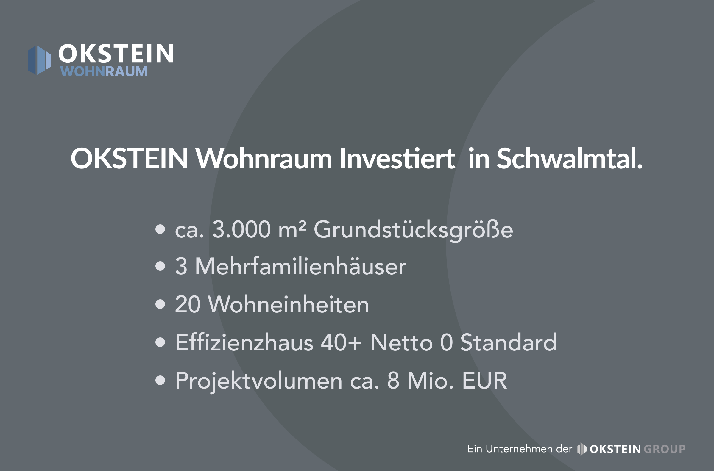 Zukunftsweisendes Wohnprojekt in Schwalmtal – Auftrag durch OKSTEIN Wohnraum GmbH