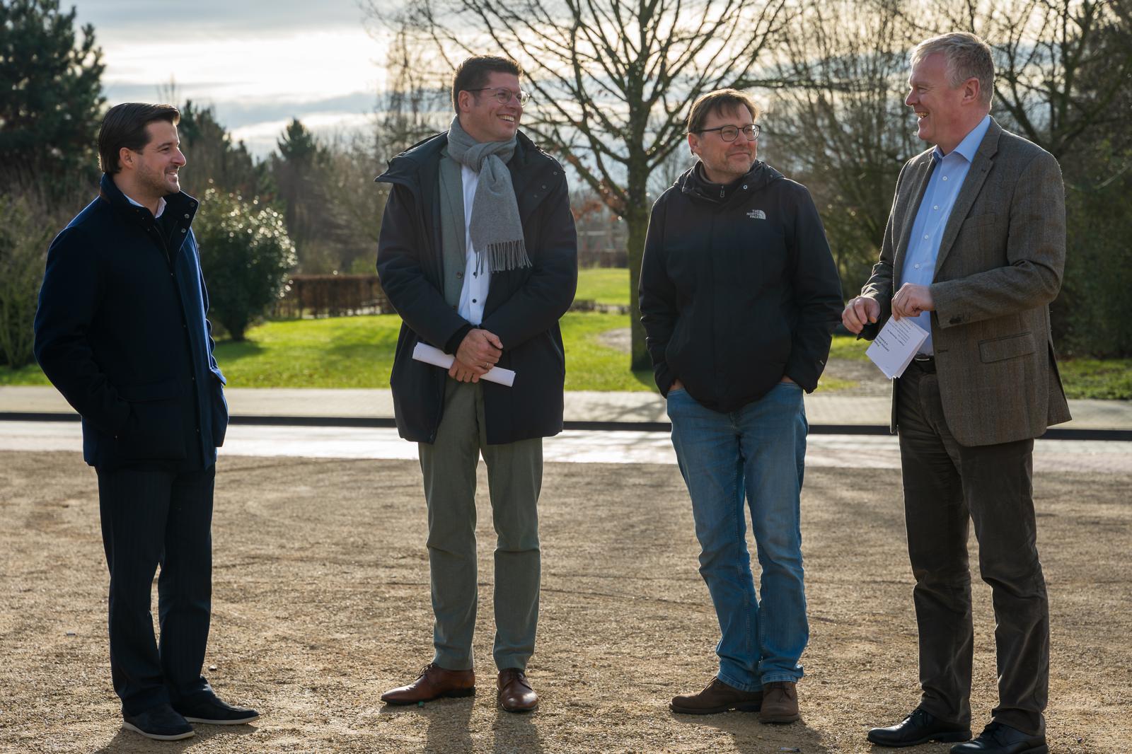 Ortsbegehung in Erkelenz-Immerath: Gemeinsamer Blick auf laufende Wohnraumentwicklungen